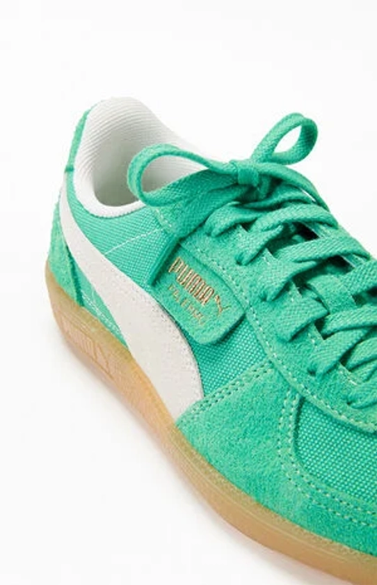 Puma Women's Green Palermo Vintage Sneakers | PacSun