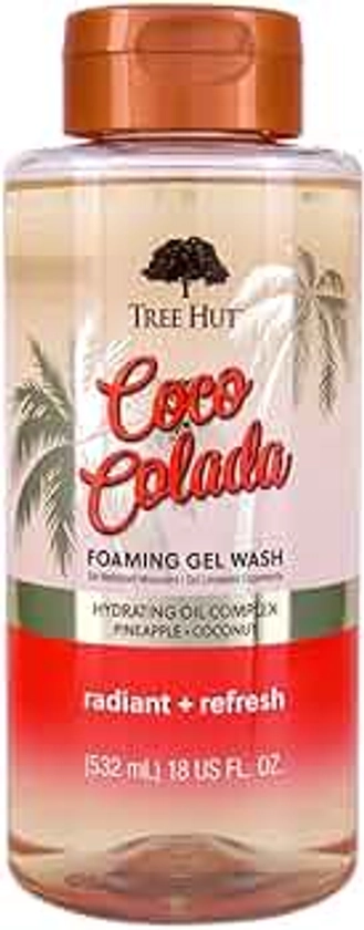 Tree Hut Coco Colada Radiant & Refresh Foaming Gel Wash, 18 oz.