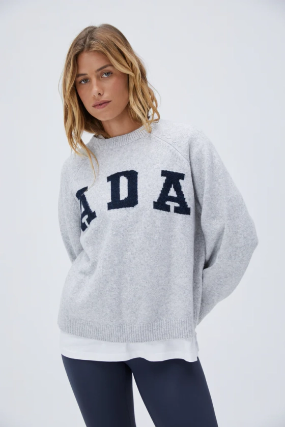 ADA Oversized Knit Sweatshirt Adanola