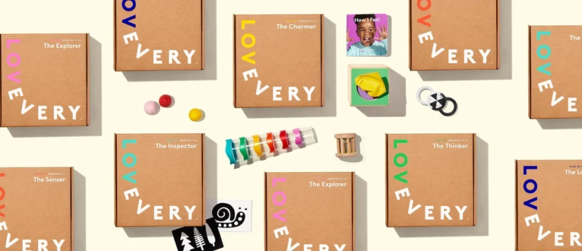 The Play Kits by Lovevery | Montessori Toy Subscription Ages 0-4 | Lovevery EU