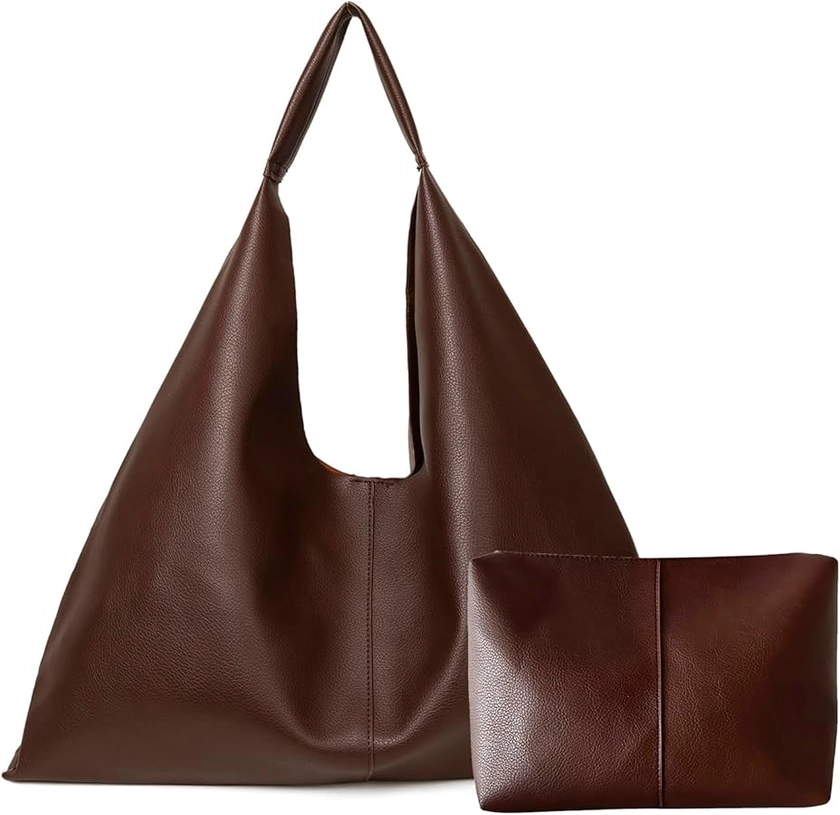 YLYYHH Grand sac fourre-tout pour femme, sac à bandoulière en cuir, sac à main de voyage pour femme, sac à main de créateur en cuir végétalien