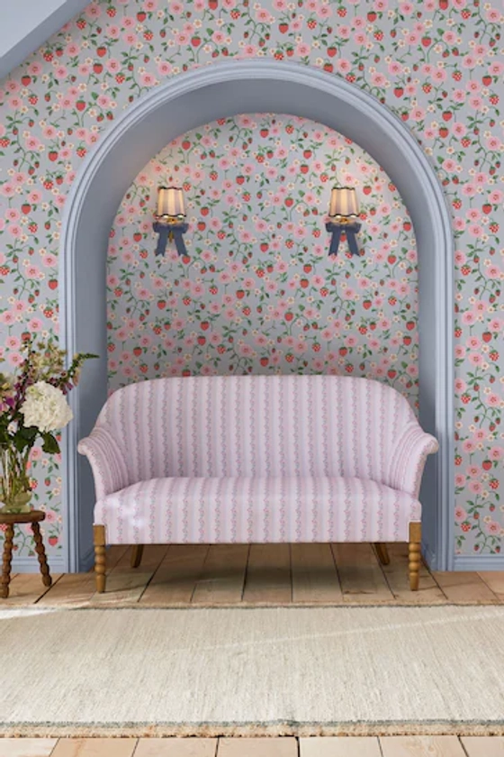 Cath Kidston Summer Strawberry 10M Wallpaper