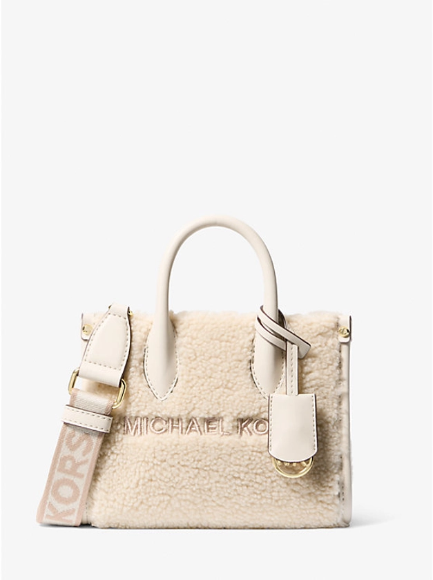 Mirella Extra-Small Sherpa Crossbody Bag | Michael Kors