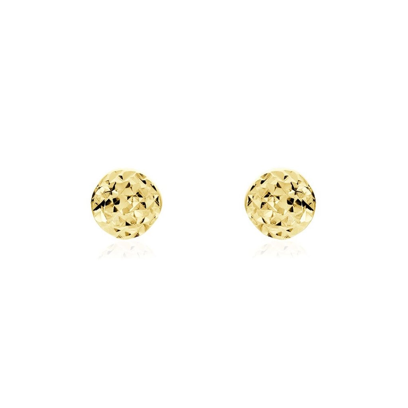 Boucles D'oreilles Puces Dada Or Jaune