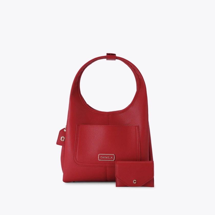 MINI MILANO Red Shoulder Bag by CARVELA