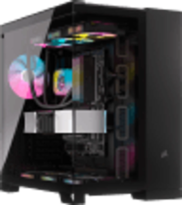 6500X Mid-Tower Dual Chamber PC Case - Black