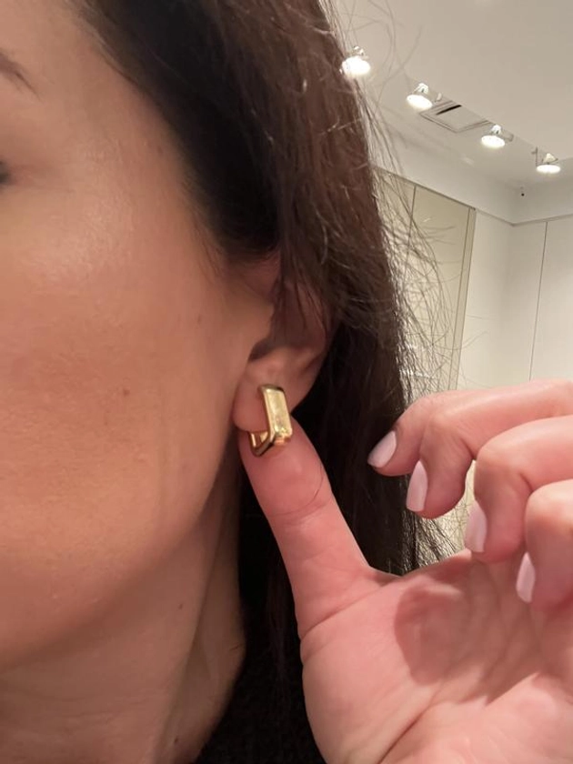 Bloomingdale's Fine Collection Square Hoop Earrings in 14K Yellow Gold - Exclusive | Bloomingdale's Jewelry & Accessories 