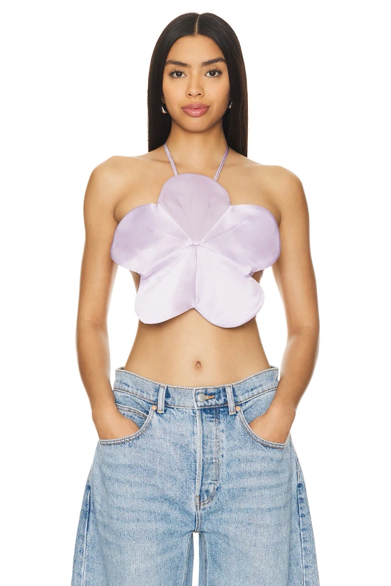 Lovers and Friends Lana Top in Lilac Purple | REVOLVE