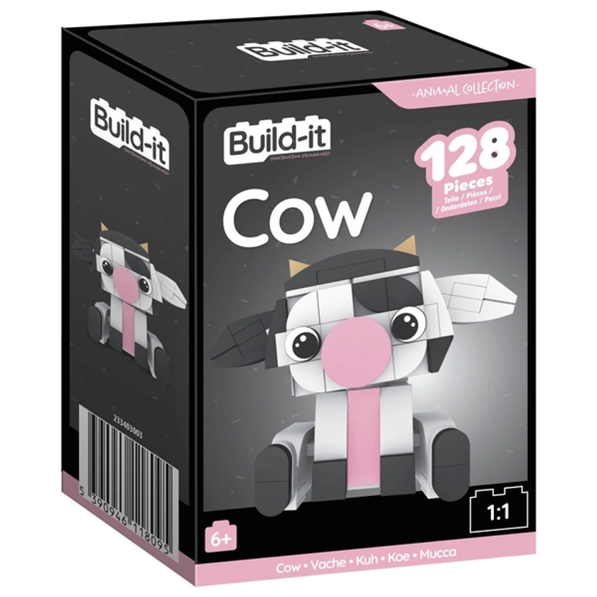 Build-It Cow Animal Mini-Builds Figure | Smyths Toys UK