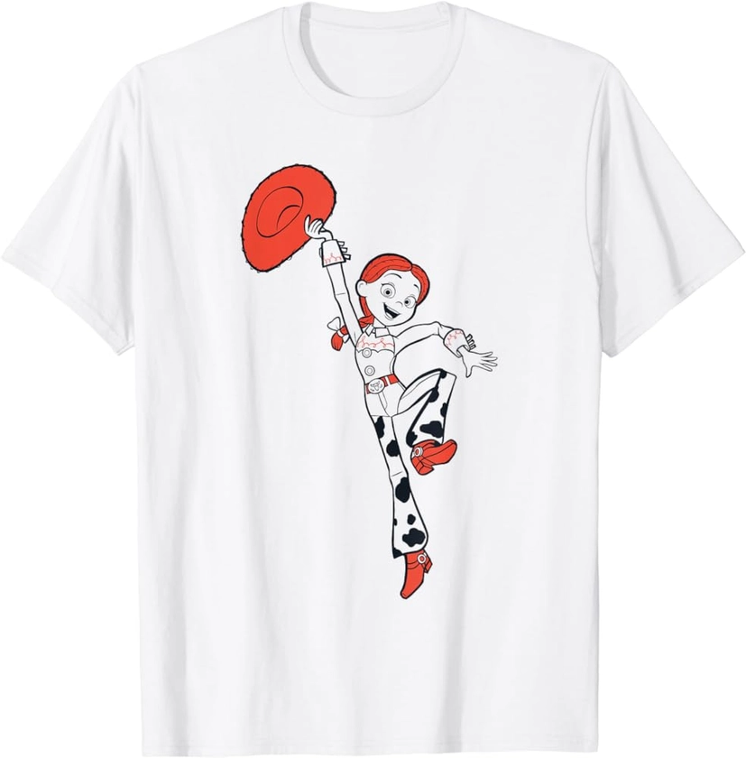Toy Story 4 Jessie Jump Line Art T-Shirt