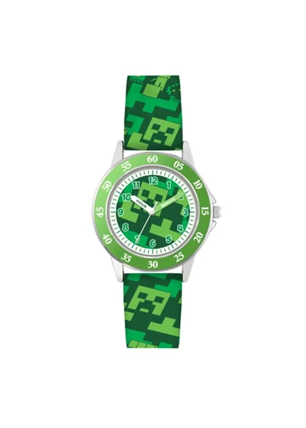 Minecraft Creeper Time Teacher Watch