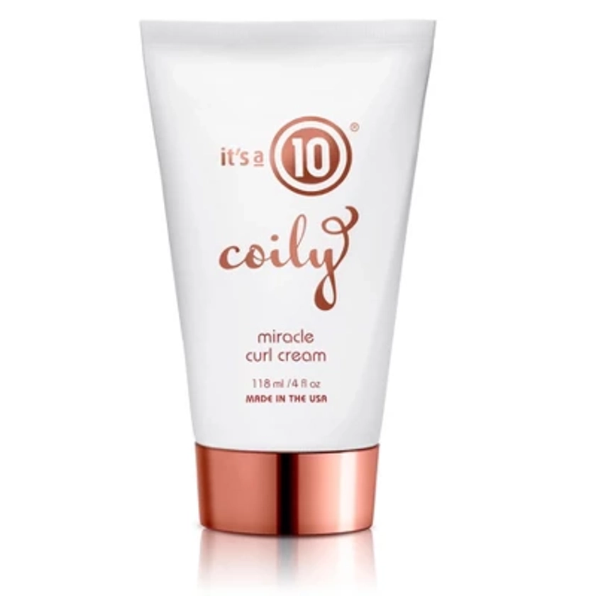 It's a 10 COILY Miracle Curl Cream (4 oz) Coily, Curly, Wavy Hair Curls & Coils