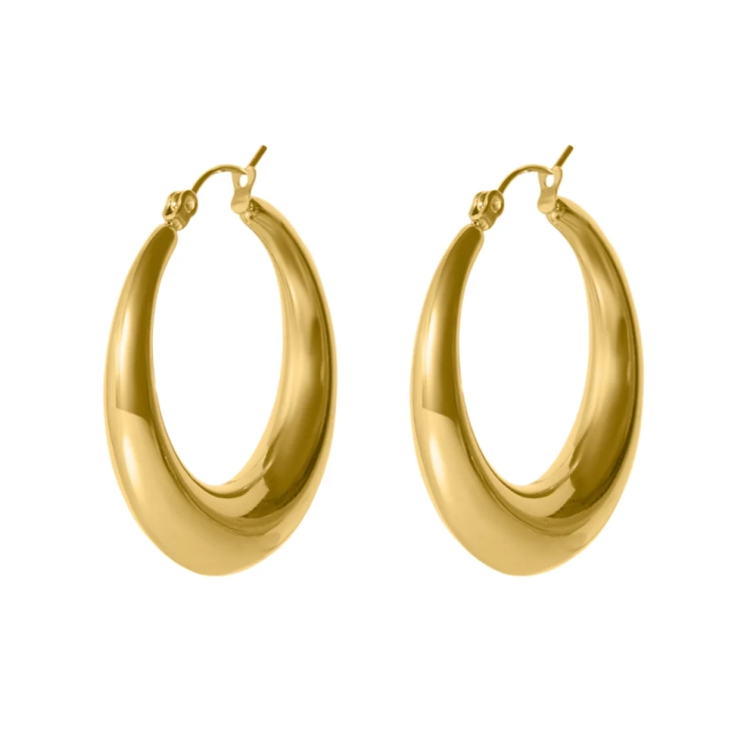 Bliss Earrings Large | Waterproof Stainless Steel Sieraden | Be Golden - Be Golden