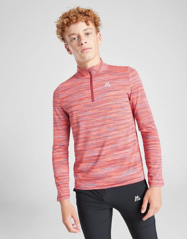 Red MONTIREX Trail 1/4 Zip Top Junior | JD Sports UK 