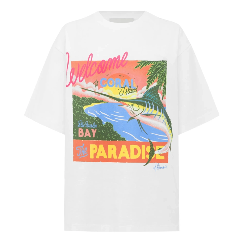 Alémais - T-shirt Coral Bay Coton Bio - Ecru | Smallable