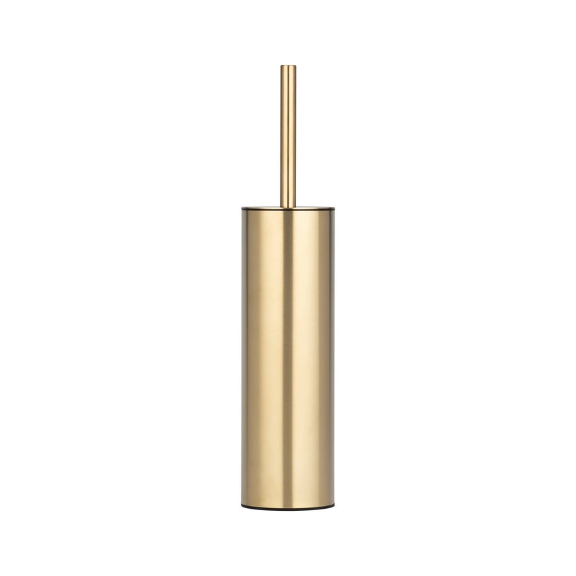 Toilet Brush Holder - Brushed Brass