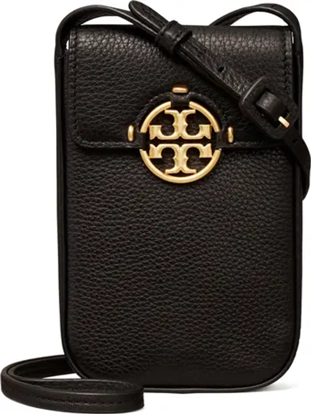 Tory Burch Miller Leather Phone Crossbody Bag | Nordstrom