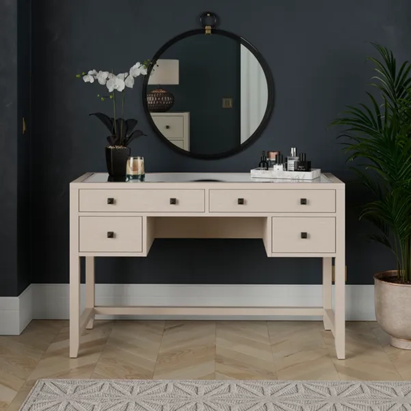 Malone Dressing Table, Warm Grey