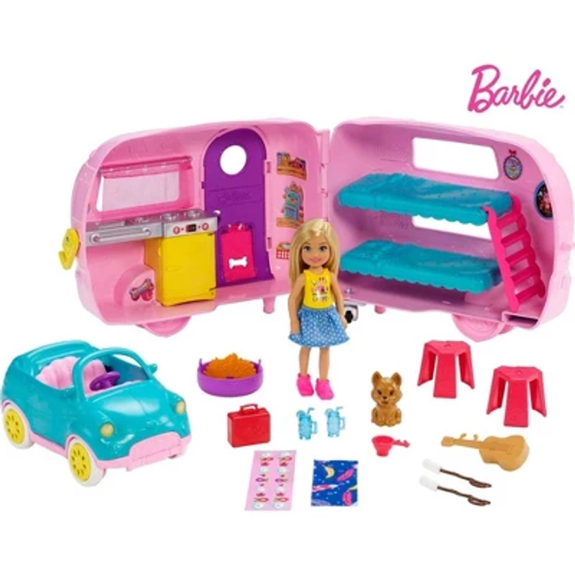 Barbie Club Chelsea Camper Playset and Accessories