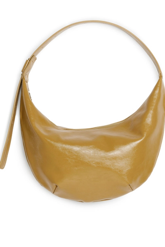 Mid Size Curved Shoulder Bag – Beige – Women – ARKET NL