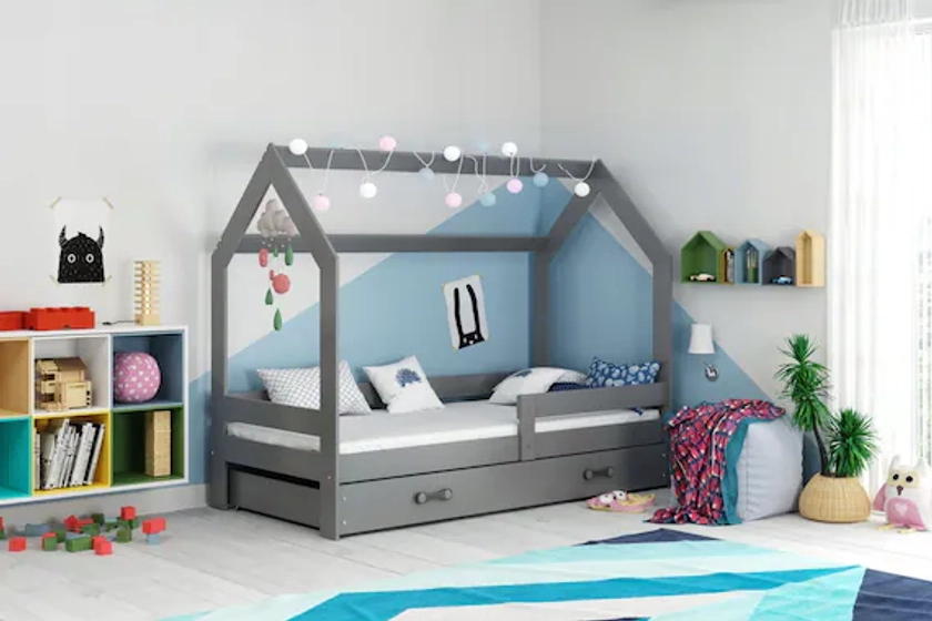 Wooden house, Bed frame, Single bed, Toddler bed, Domestic bed, Children&#39;s house, Full bed, Cot, Children&#39;s bedroom
