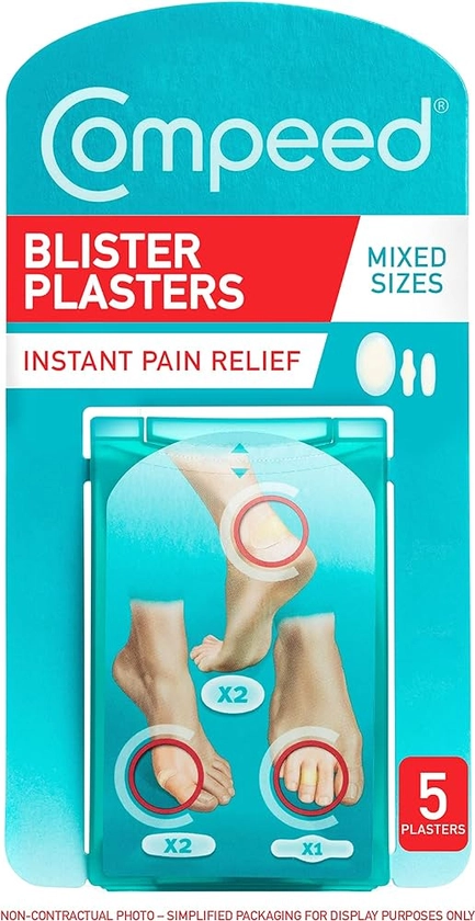 Compeed 5 Mixed Size Blister Plasters : Amazon.co.uk: Health & Personal Care