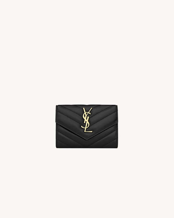 CASSANDRE PORTEFEUILLE EN CUIR d'agneau | Saint Laurent | YSL.com