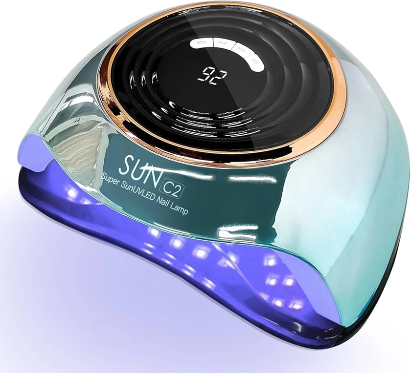 Amazon.com: UV Light for Nails 288W Nail Lamp with 63 LED Beads for Gel Polish with LCD Display Auto Sensor and 4 Timer Settings Professional Gel Curing Lamp : Beauty & Personal Care