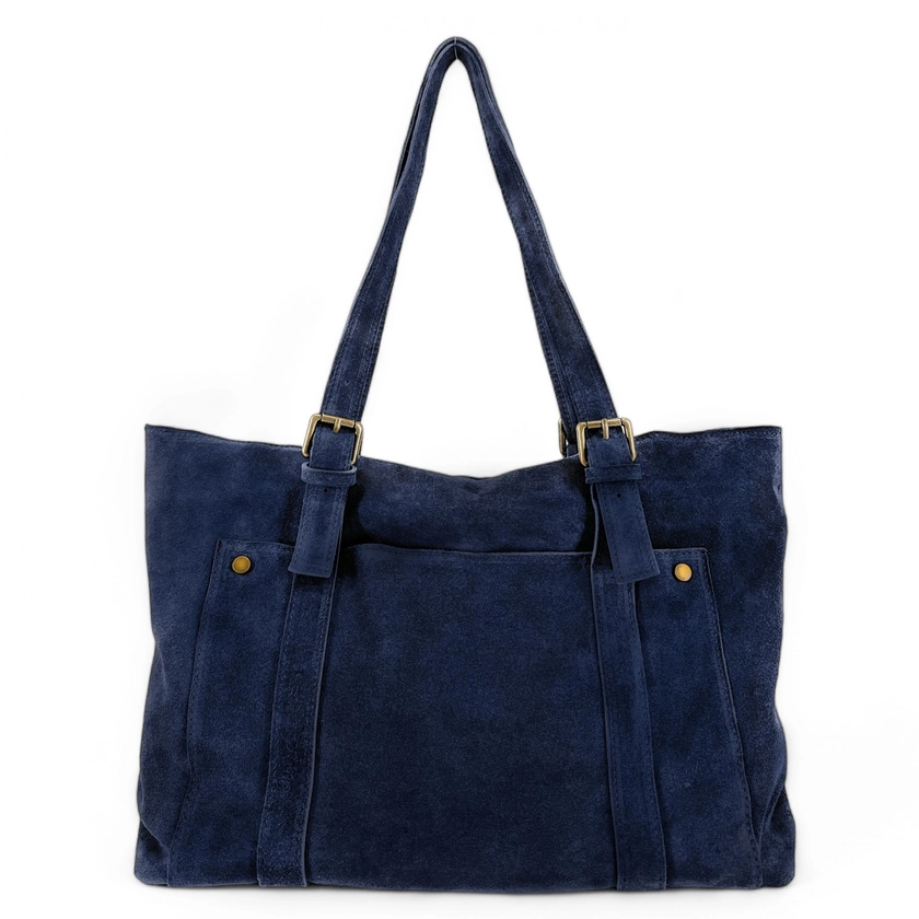 Sac cabas en cuir nubuck TOKYO