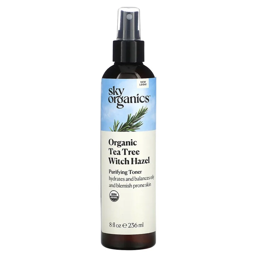 Organic Tea Tree Witch Hazel, 8 fl oz (236 ml) 