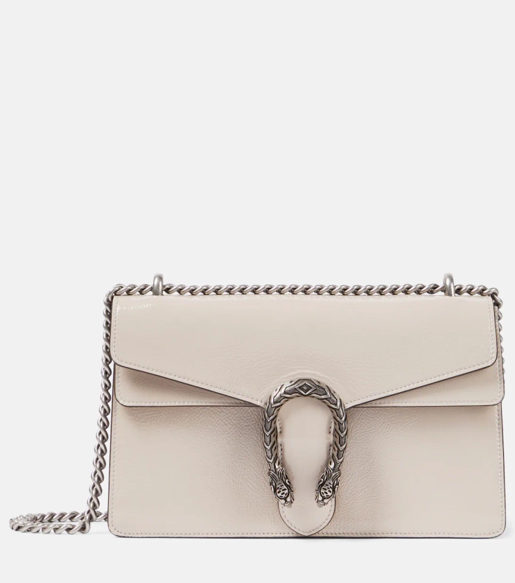 Sac Dionysus Small en cuir verni en blanc – Gucci | Mytheresa