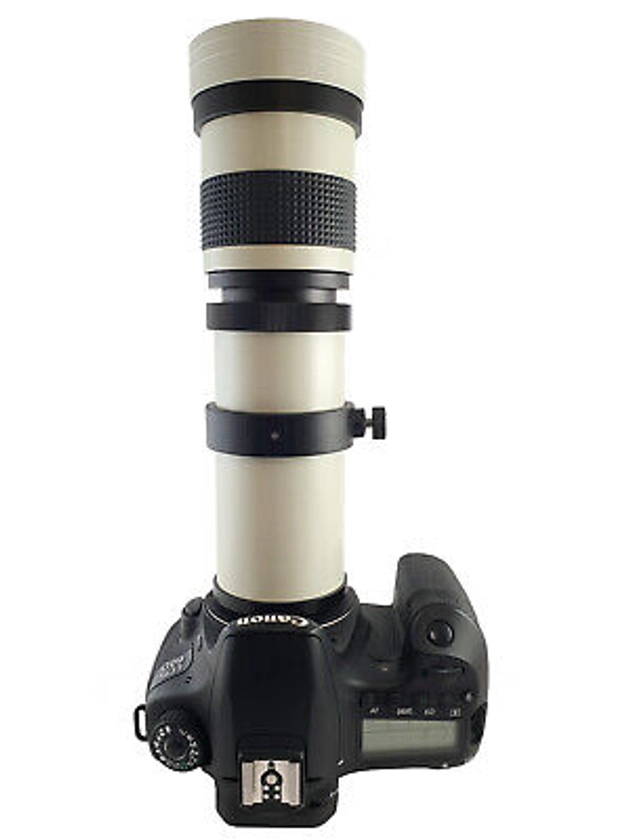 Powerful Canon EOS EF Fit 420 800mm Super TelePhoto Zoom Lens 1000D 2000D 3000D