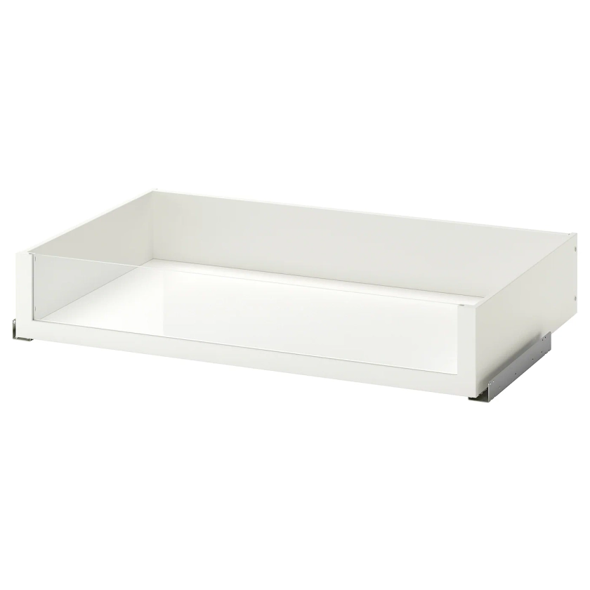 KOMPLEMENT Tiroir avec face en verre, blanc, 100x58 cm - IKEA