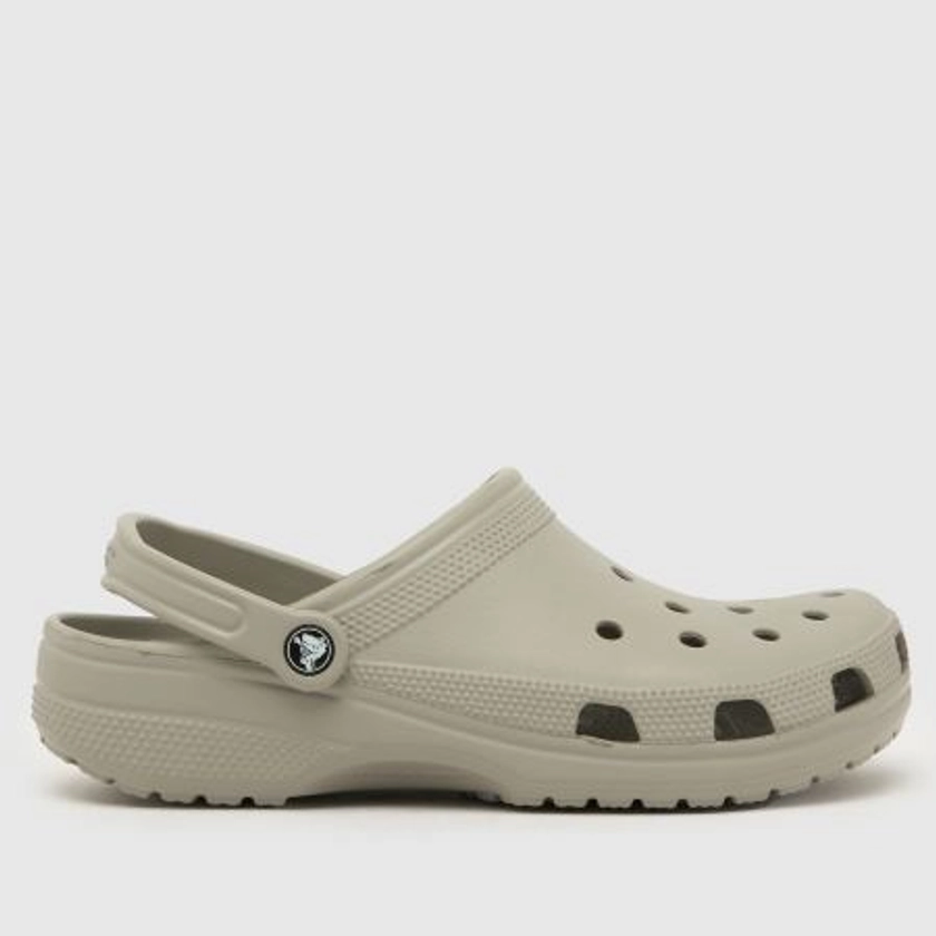 Mens Taupe Crocs Classic Clog Sandals | schuh