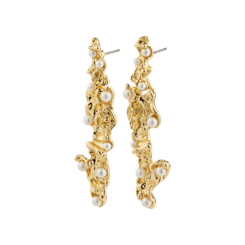 JUDE recycled earrings gold-plated