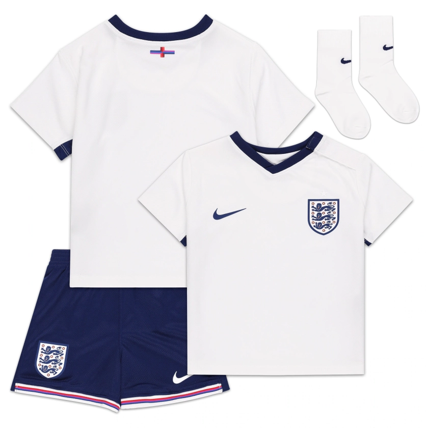England Nike Home Stadium Mini Kit 2024 - Infant