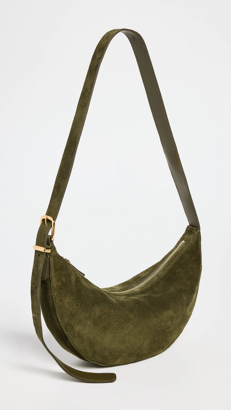 Madewell Suede Essentials Crescent Sling Crossbody Bag | Shopbop