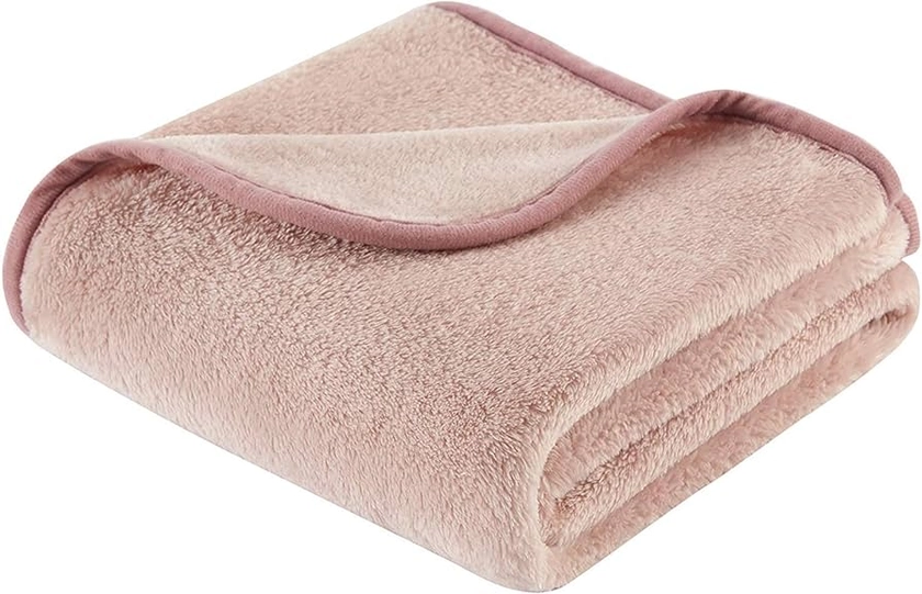 Amazon.com: Super Soft Polar Microplush Fleece Blanket Premium Throw Sewn Binding Edge All Season Light Weight Couch Sofa Throw, Lap Blanket for Office, Flight and Outdoors, Solid Candy Pink, 62 x 48 Inches : Home & Kitchen