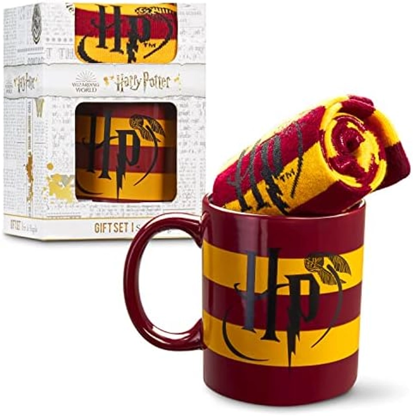 Harry Potter Tasse, Coffret Cadeau Mug Gryffindor Tasse et Chaussettes (Gryffindor) : Amazon.com.be: Cuisine et maison