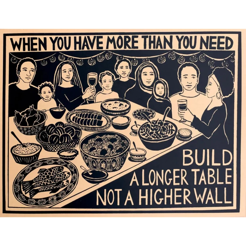 Art Print | Build a Longer Table