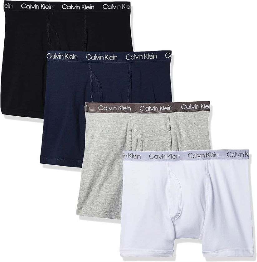 Calvin Klein Boys' Underwear Four Pack Boxer Brief Value Pack