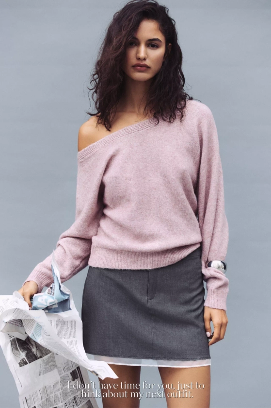 Pull soft asymétrique - pull&bear