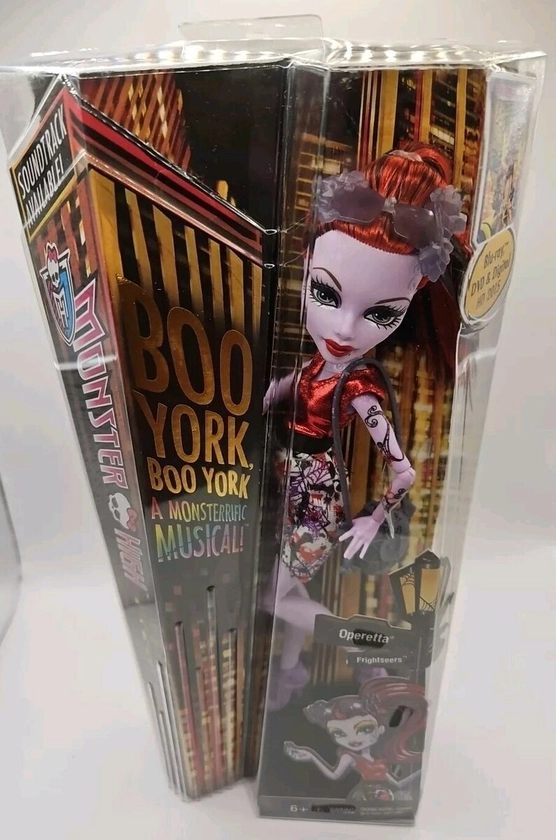 2014 Monster High Boo York Operetta Doll Mint In Box