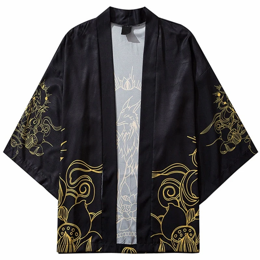 Lotus Nine Tail Fox Spirit Kimono