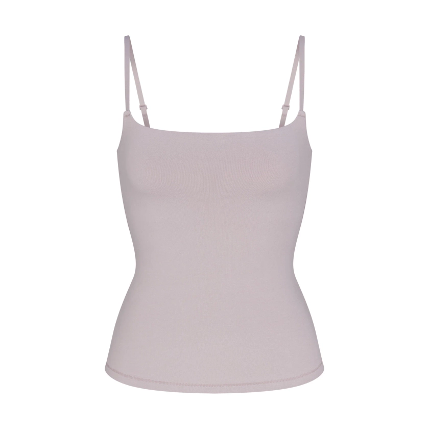 COTTON JERSEY CAMI | OYSTER