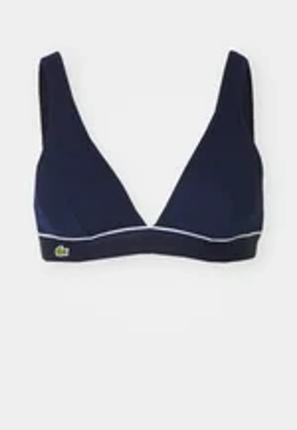 Haut de bikini - navy blue/white