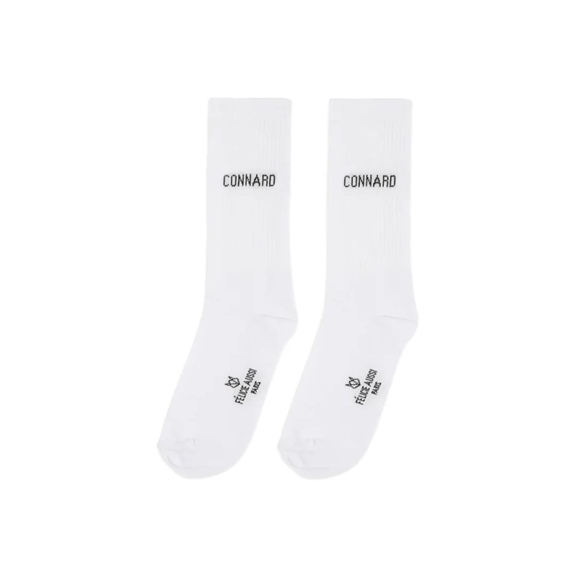 Chaussettes - Connard 40/45 Blanc