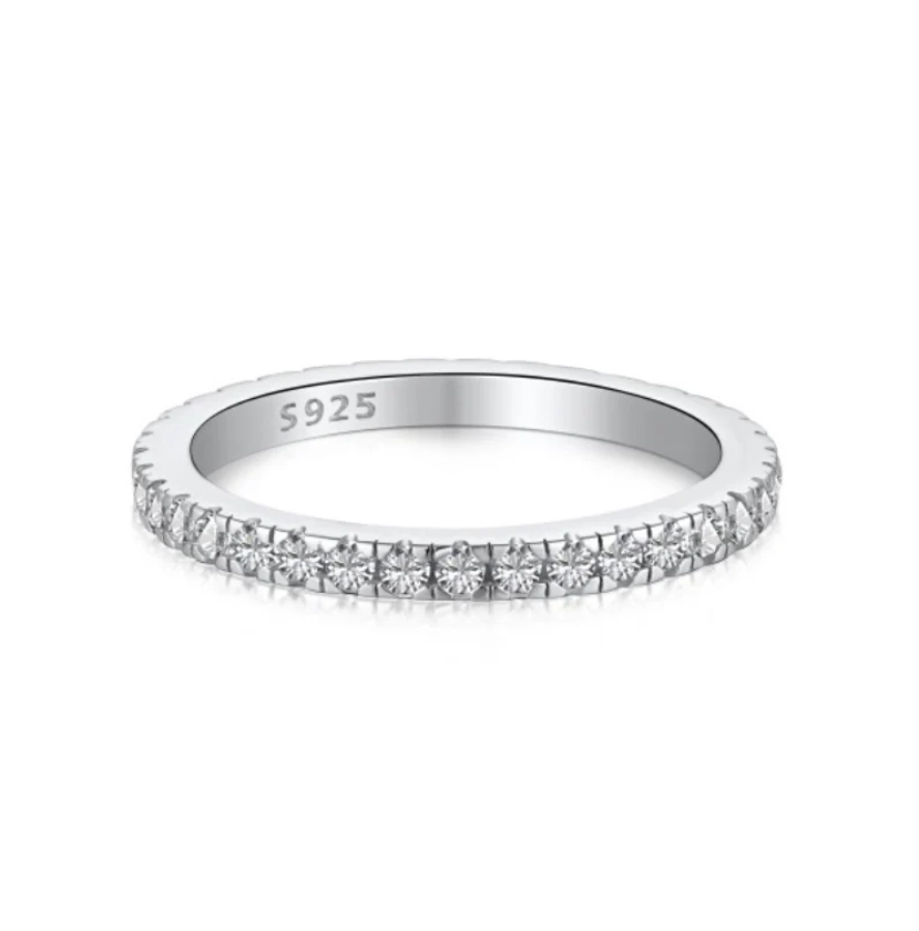 Sterling silver Eternity ring