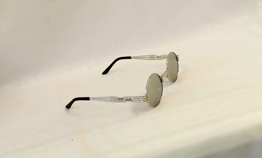 Alice Silver With Mirrored Lenses Art Deco 1920s 1930s Style Sunglasses UV400 - Etsy UK