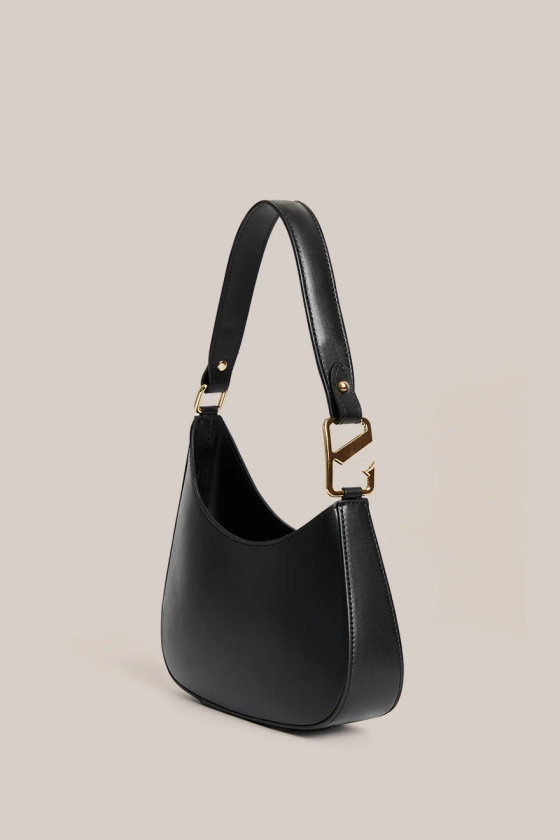 Alyssa Black Asymmetrical Bag